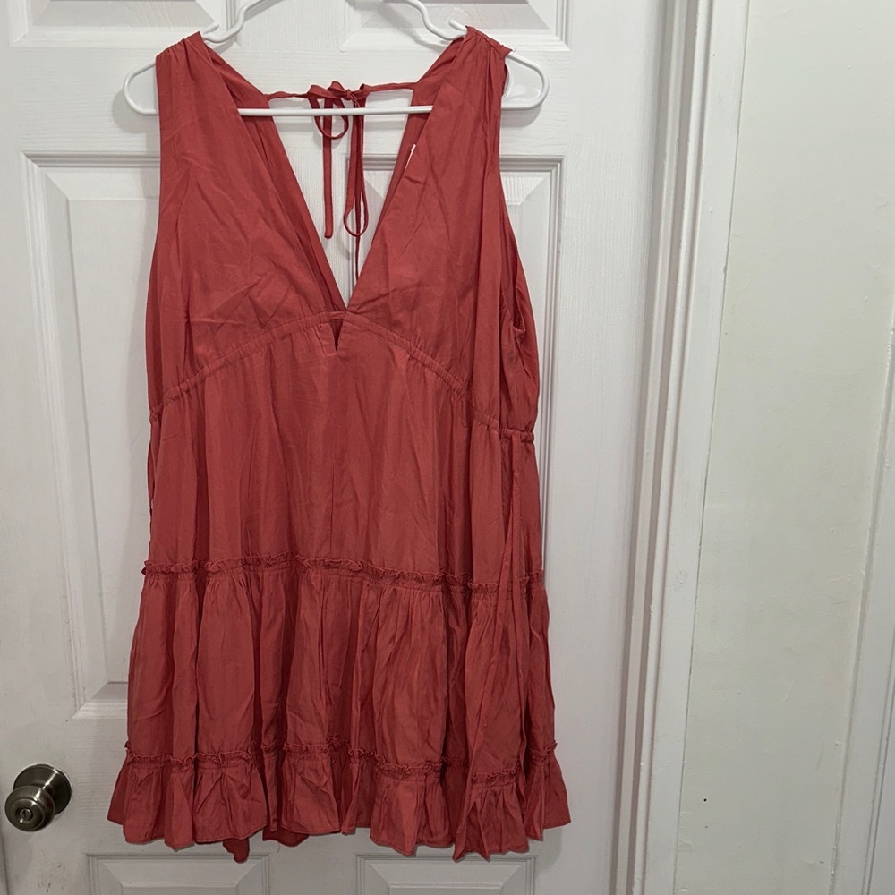 Mustard Seed Pink Sleeveless Mini Dress
